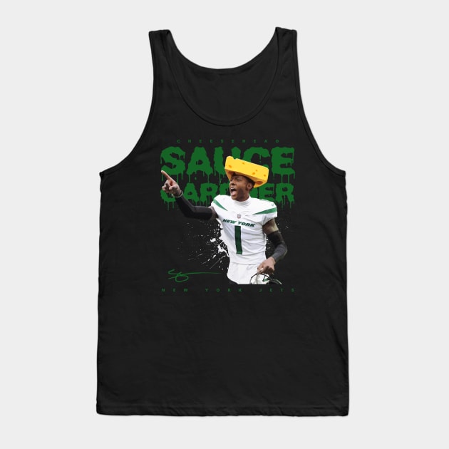 Sauce Gardner Cheesehead Tank Top by Juantamad